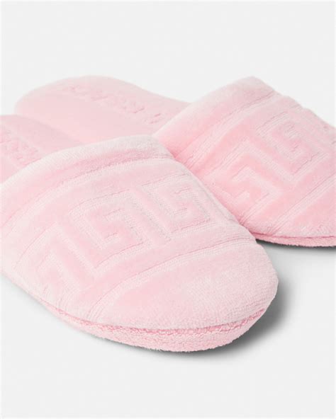 versace bathroom slippers|Versace bedroom slippers.